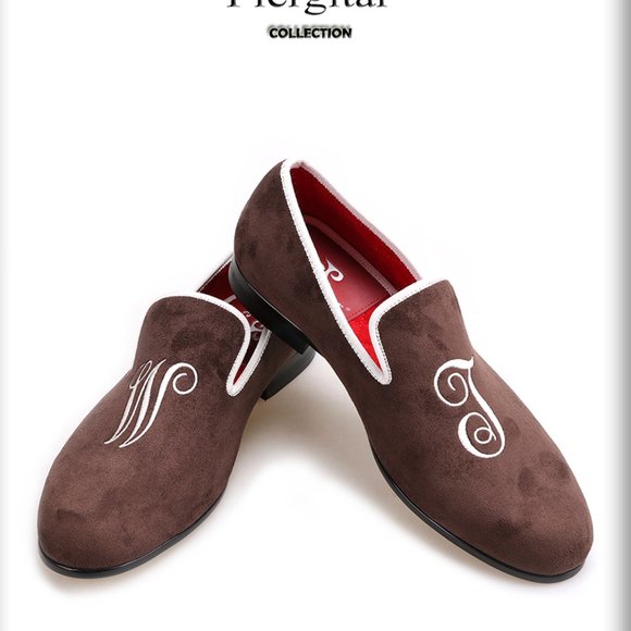 New style men suede shoes with custom personality